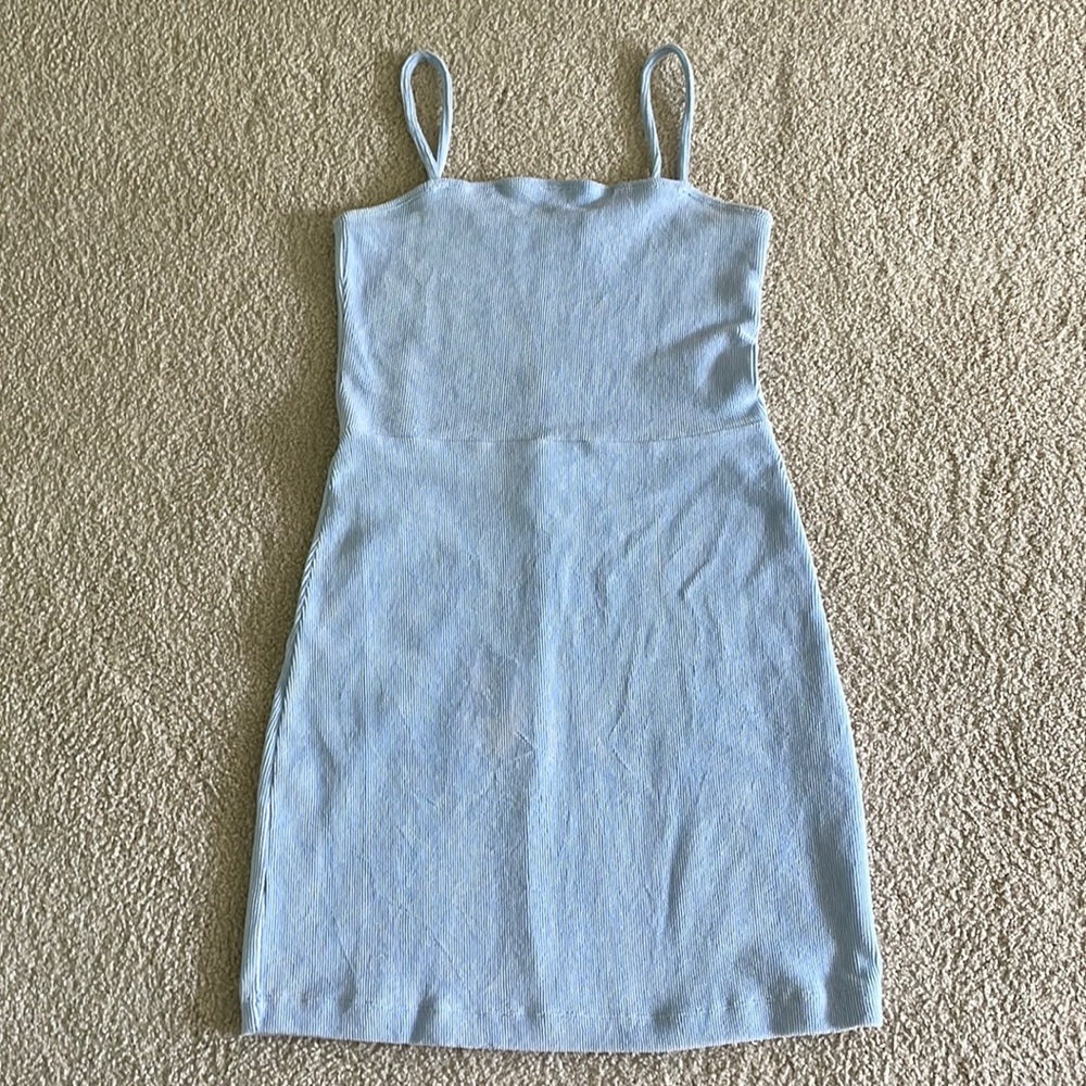 Light blue mini dress